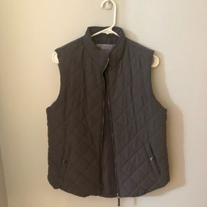 Dark gray winter vest